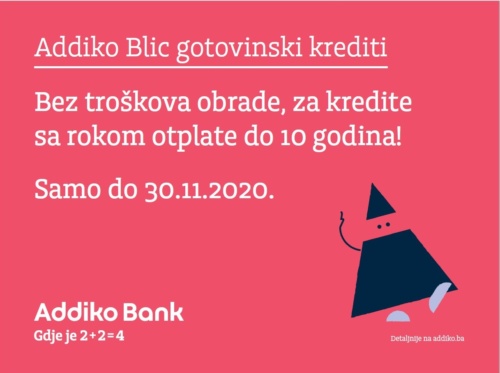 Addiko Bank Iskoristite Posebnu Ponudu