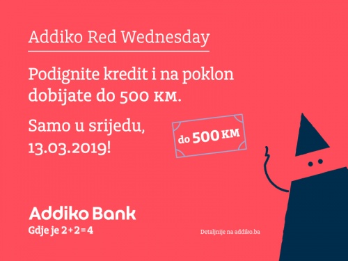 Addiko Red Wednesday 13 3