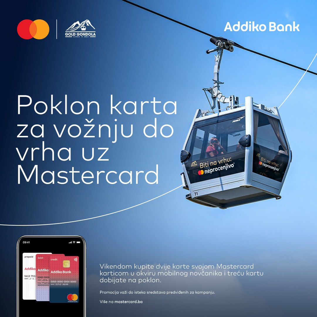 Mastercard Ponuda Gold Gondole Za Proljece Bih Addiko Mastercard Ponuda Gold Gondole Za Proljece Bih Addiko